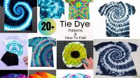 47+ Easy Tie Dye Patterns One Color