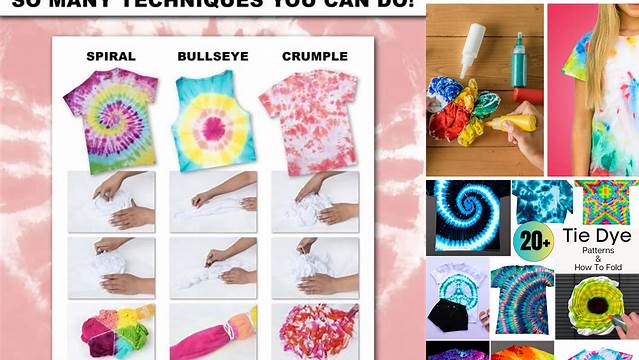 73+ Easy Tie Dye Techniques For Kids