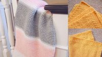 20+ Easy Tunisian Crochet Baby Blanket Patterns