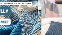 65+ Easy Tunisian Crochet Blanket Patterns