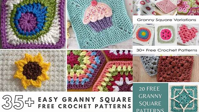 22+ Easy Unique Granny Square Patterns