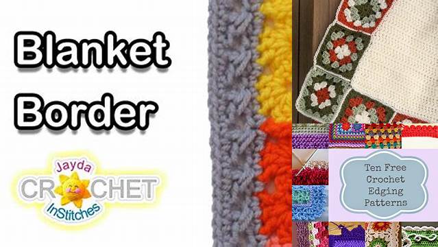 33+ Elegant Granny Square Blanket Border Patterns