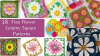 43+ Floral Granny Square Patterns Free