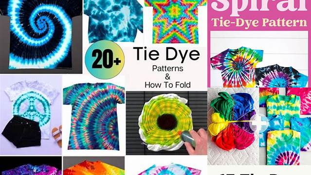 84+ Fold Patterns For Tie Dying