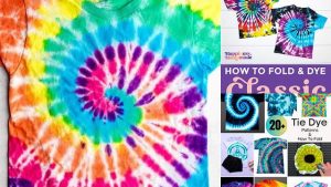 6+ Folding Spiral Tie Dye Patterns