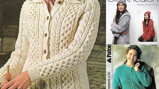 90+ Free 12 Ply Knitting Patterns Australia For Ladies Pdf