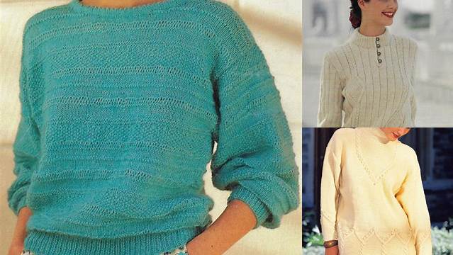 97+ Free 8 Ply Ladies Jumper Knitting Patterns Australia