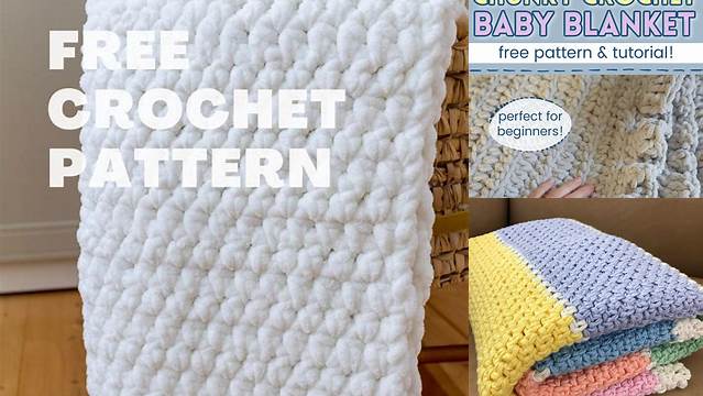 65+ Free Baby Blanket Crochet Patterns Chunky Yarn