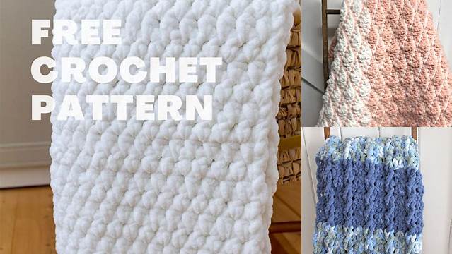 8+ Free Chunky Baby Blanket Crochet Patterns Uk