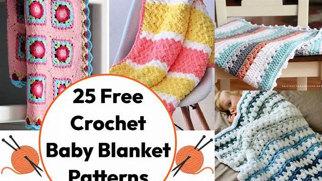 19+ Free Crochet Baby Blanket Patterns Pdf For Beginners