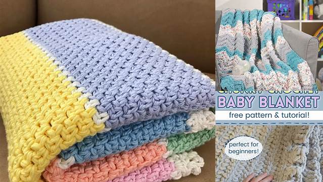 30+ Free Crochet Baby Blanket Patterns With Chunky Yarn