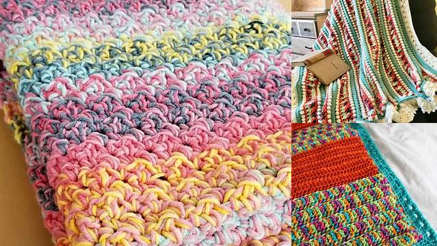 67+ Free Crochet Blanket Patterns For Variegated Yarn