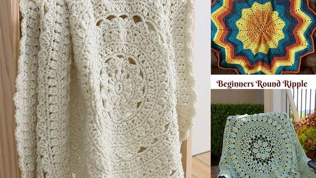 93+ Free Crochet Blanket Patterns In The Round