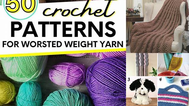 81+ Free Crochet Blanket Patterns Worsted Weight Yarn