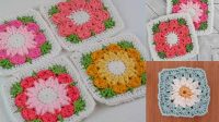 6+ Free Crochet Granny Square Flower Patterns