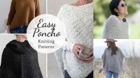 3+ Free Easy Knit Poncho Pattern For Beginners Youtube