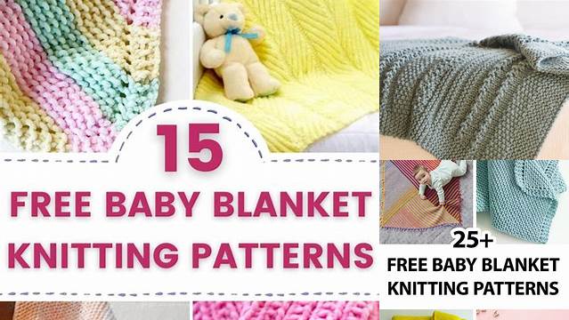 18+ Free Easy Knitting Patterns For Baby Blankets For Beginners