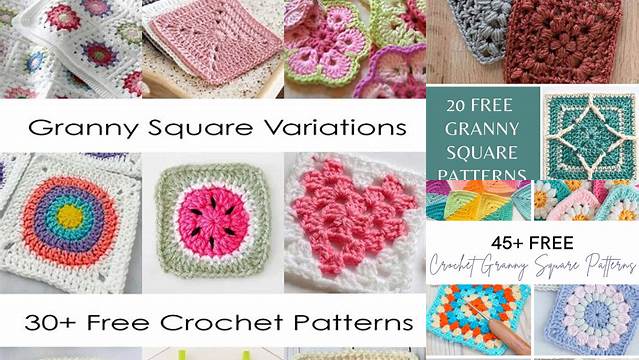 58+ Free Granny Square Pattern Ideas