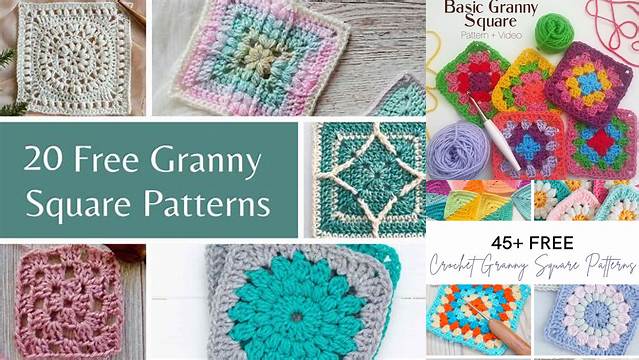 52+ Free Granny Square Patterns Pdf For Beginners