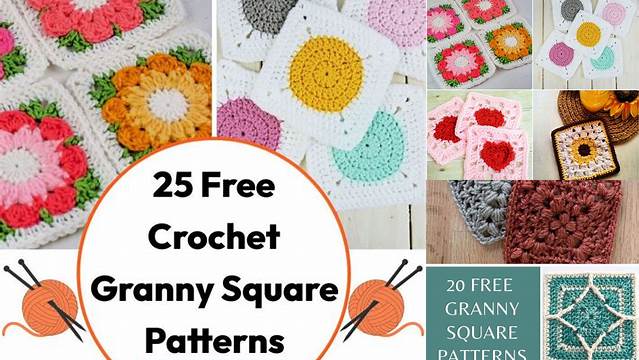 78+ Free Granny Square Patterns Pdf Free Download For Beginners