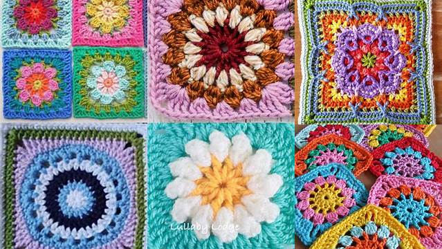 44+ Free Granny Square Patterns To Print