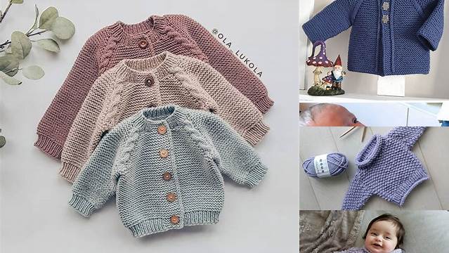 29+ Free Knit Baby Sweater Patterns Easy