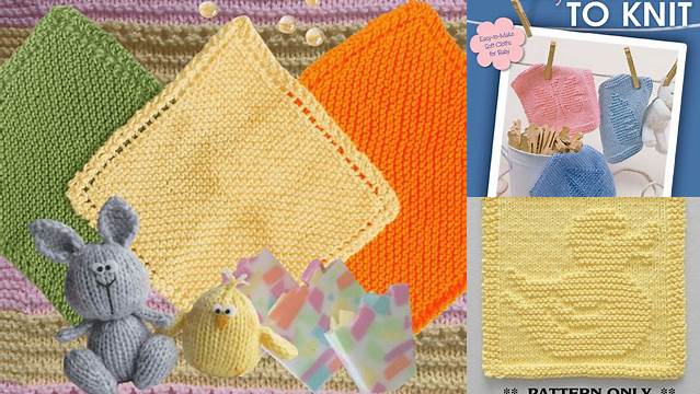 56+ Free Knit Patterns For Baby Washcloths