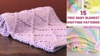 31+ Free Knitted Baby Blanket Patterns With Chunky Yarn