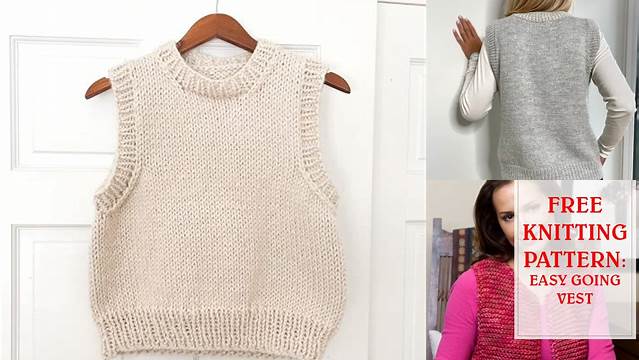 35+ Free Knitted Vest Patterns Easy