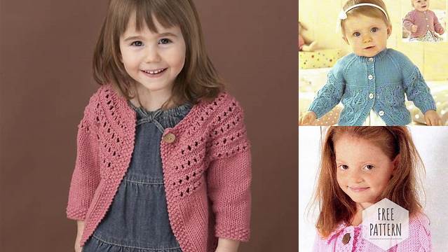 96+ Free Knitting Cardigan Pattern Child