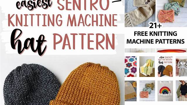 58+ Free Knitting Machine Patterns For Beginners