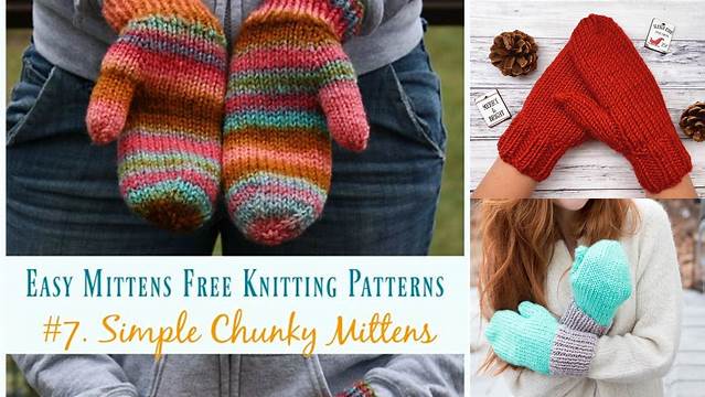 48+ Free Knitting Mitten Patterns For Beginners