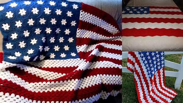 37+ Free Knitting Pattern American Flag Afghan