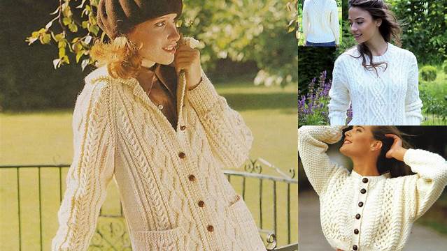 40+ Free Knitting Pattern Aran Sweater