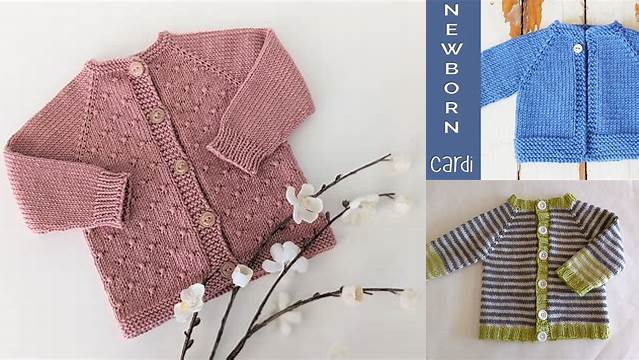 98+ Free Knitting Pattern Baby Cardigan Straight Needles