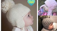 47+ Free Knitting Pattern Baby Earflap Hat