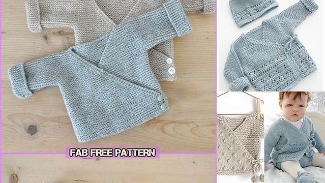 64+ Free Knitting Pattern Baby Kimono