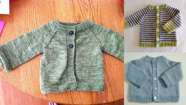 18+ Free Knitting Pattern Baby Raglan Cardigan