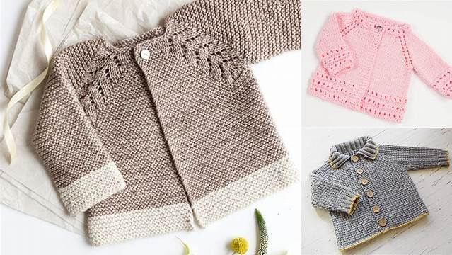 20+ Free Knitting Pattern Baby Sweater Top Down