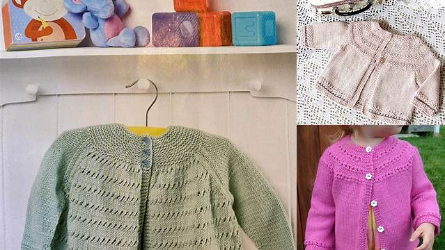 64+ Free Knitting Pattern Baby Yoke Cardigan