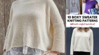 13+ Free Knitting Pattern Boxy Sweater