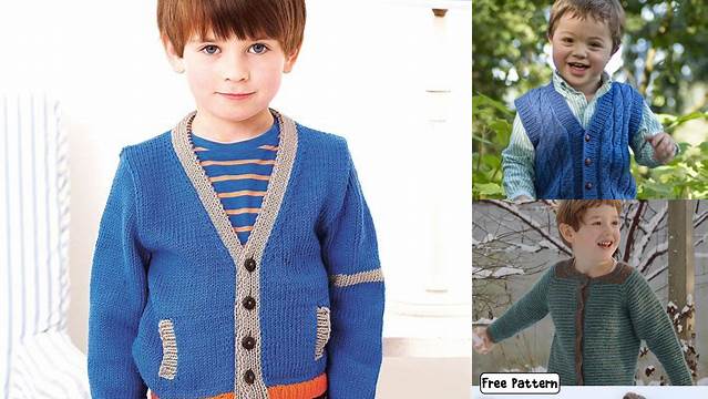 79+ Free Knitting Pattern Boys Cardigan