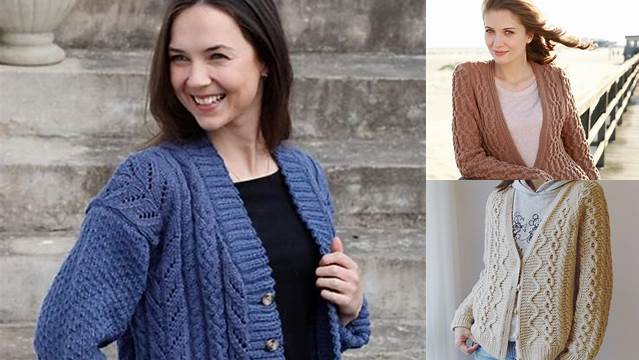 20+ Free Knitting Pattern Cable Cardigan