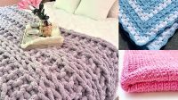 28+ Free Knitting Pattern Chenille Yarn Baby Blanket