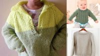 98+ Free Knitting Pattern Child Raglan Sleeve Pullover