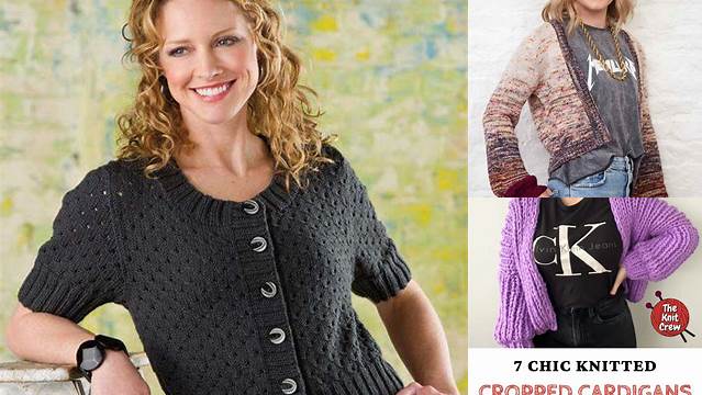 58+ Free Knitting Pattern Cropped Cardigan