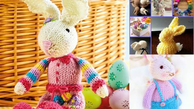 4+ Free Knitting Pattern Easter Bunny