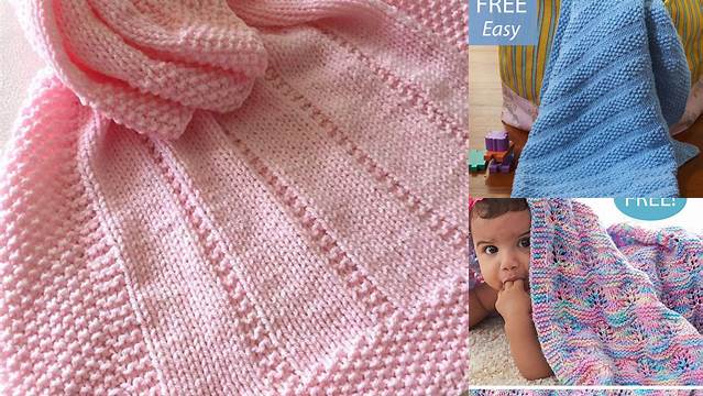 86+ Free Knitting Pattern Easy Baby Blanket