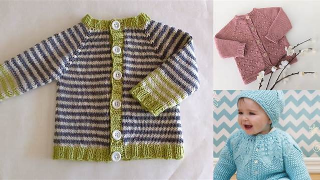 91+ Free Knitting Pattern For A Baby Cardigan