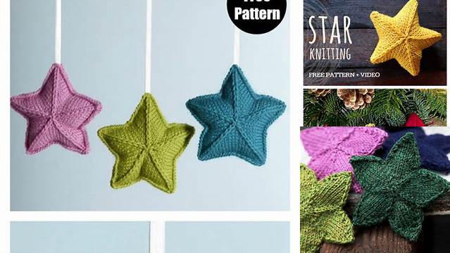 73+ Free Knitting Pattern For A Star